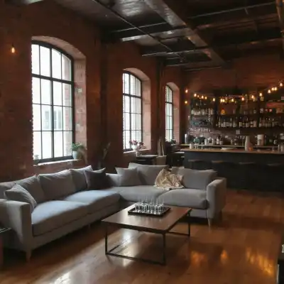 Поддерживающая уборка лофта для вечеринки